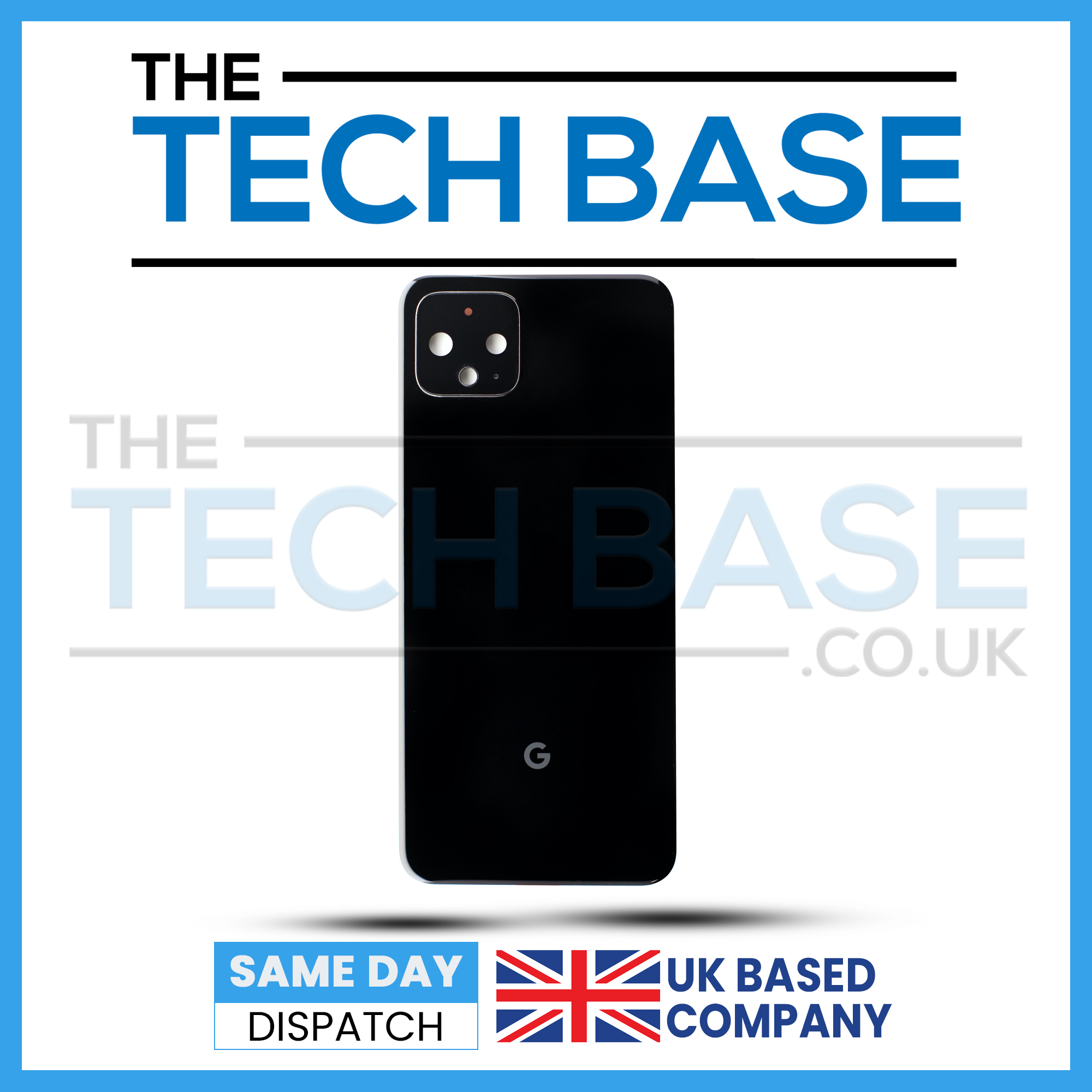 Google Pixel 4 Rear Back Glass with Camera Lens