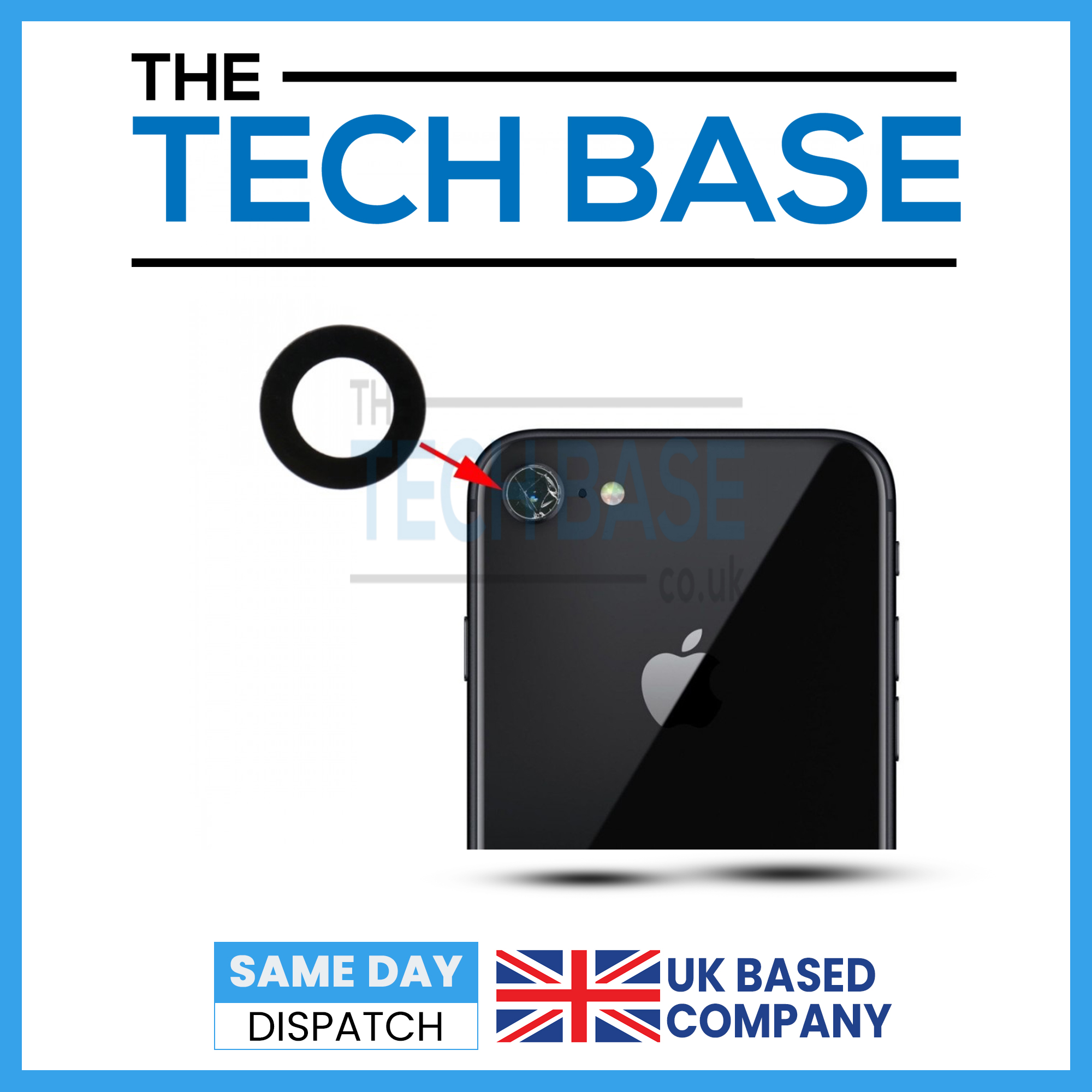 Apple iPhone 8G Rear Back Camera Lens Glass