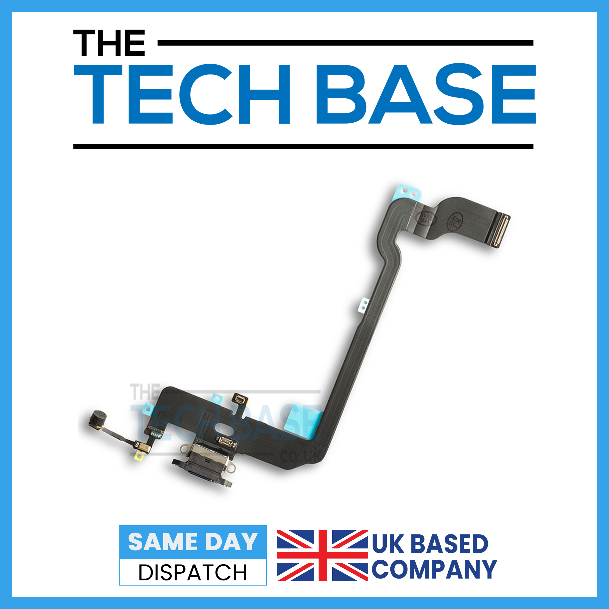 thumbnail image 2 of OEM Quality Replacement Charging Port Flex Cable For IPhone XS – White 2 of 6