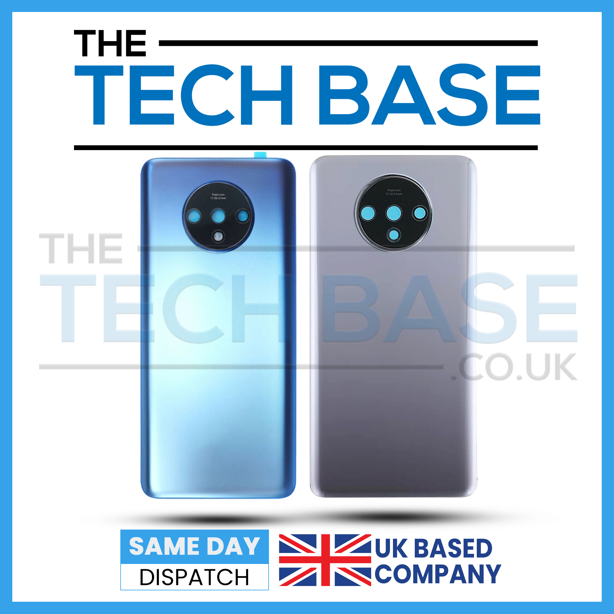 OnePlus 7T Rear Back Glass with Camera Lens
