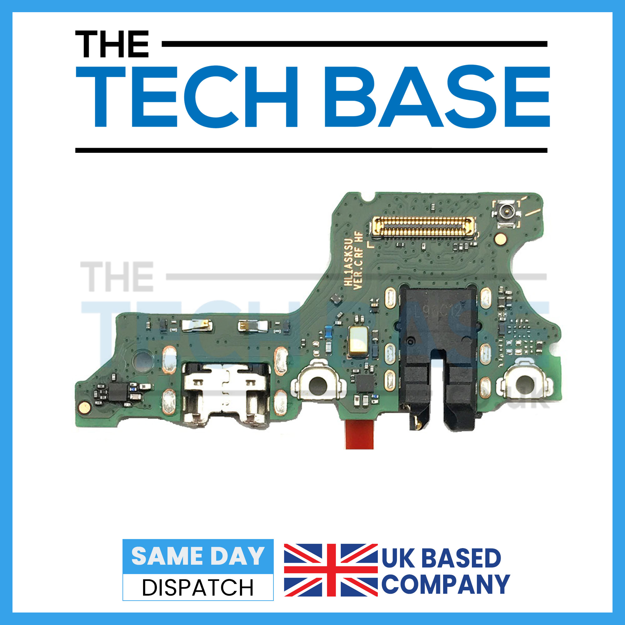 Huawei P40 Lite E Charging Port Board with Mic Headphone Jack