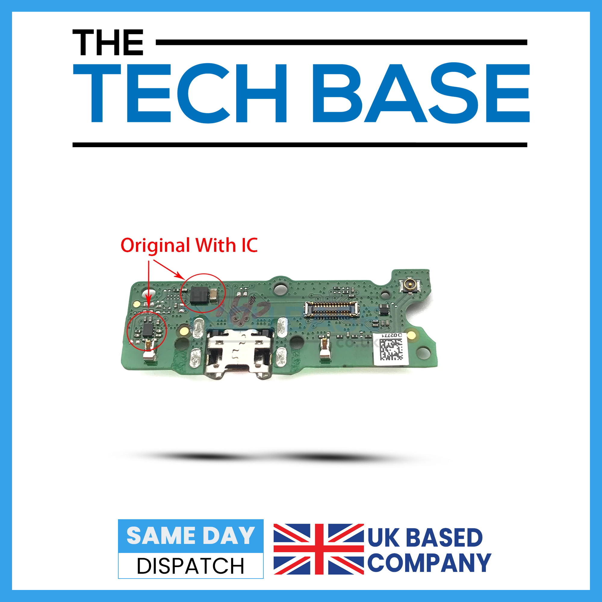 Motorola E6 Play Charging Port Board with Mic and IC