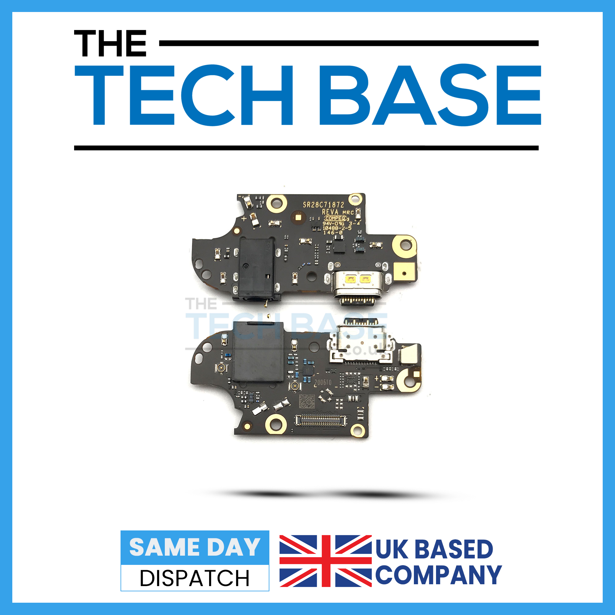 Motorola G 5G Plus Charging Port Board with Mic and Headphone Jack