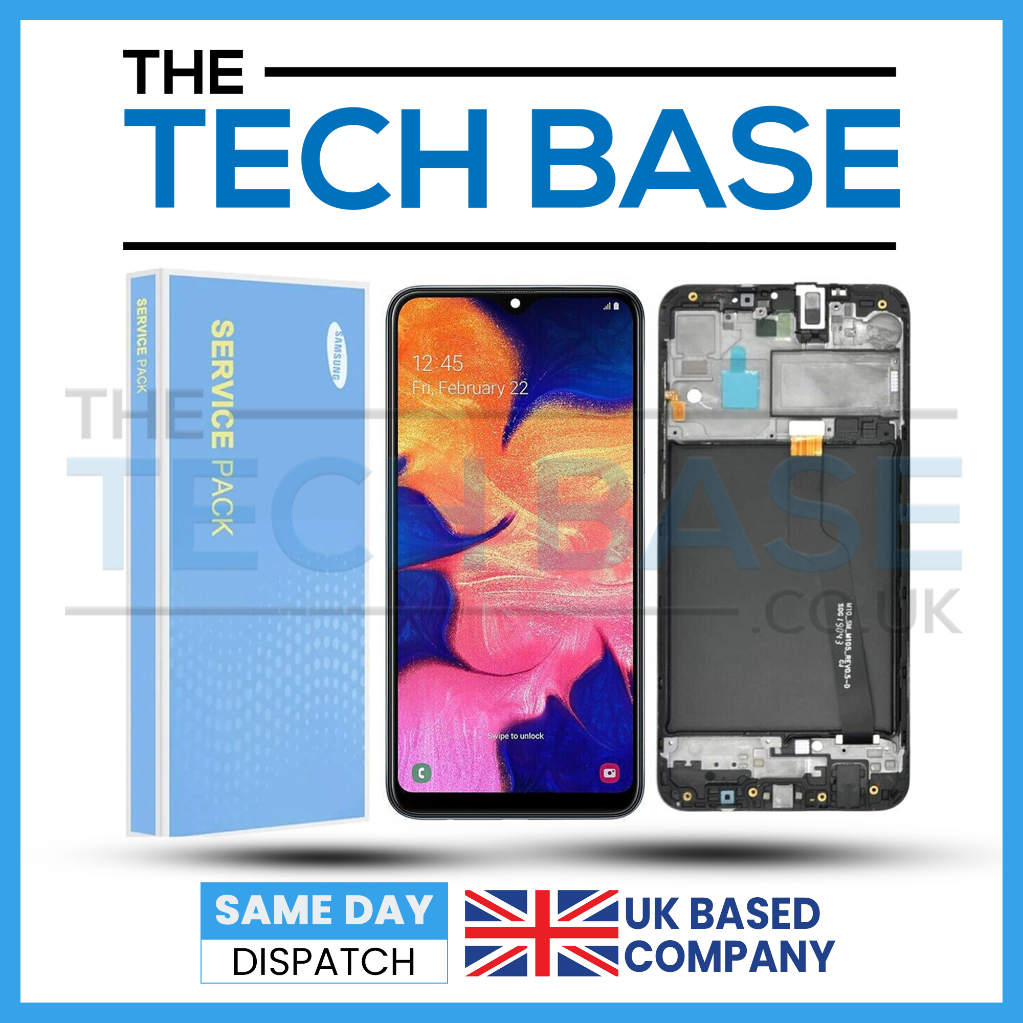 Samsung Galaxy A10 A105 M10 M105 Service Pack LCD Display Screen