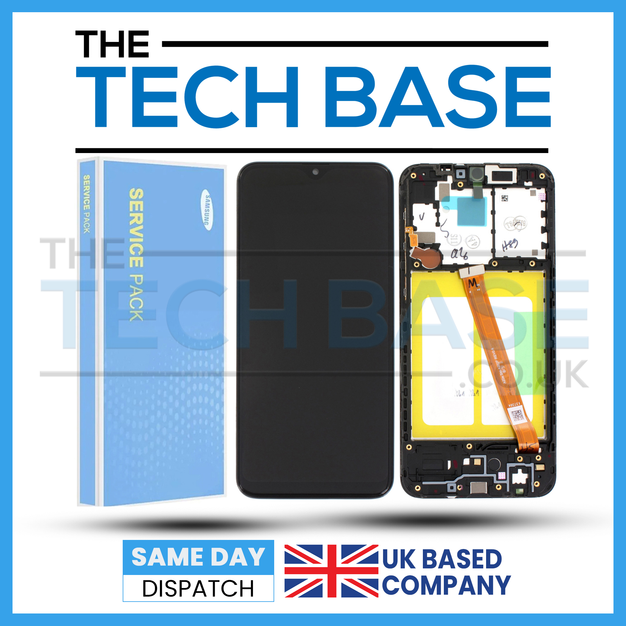 Samsung Galaxy A20E A202 Service Pack LCD Display Screen