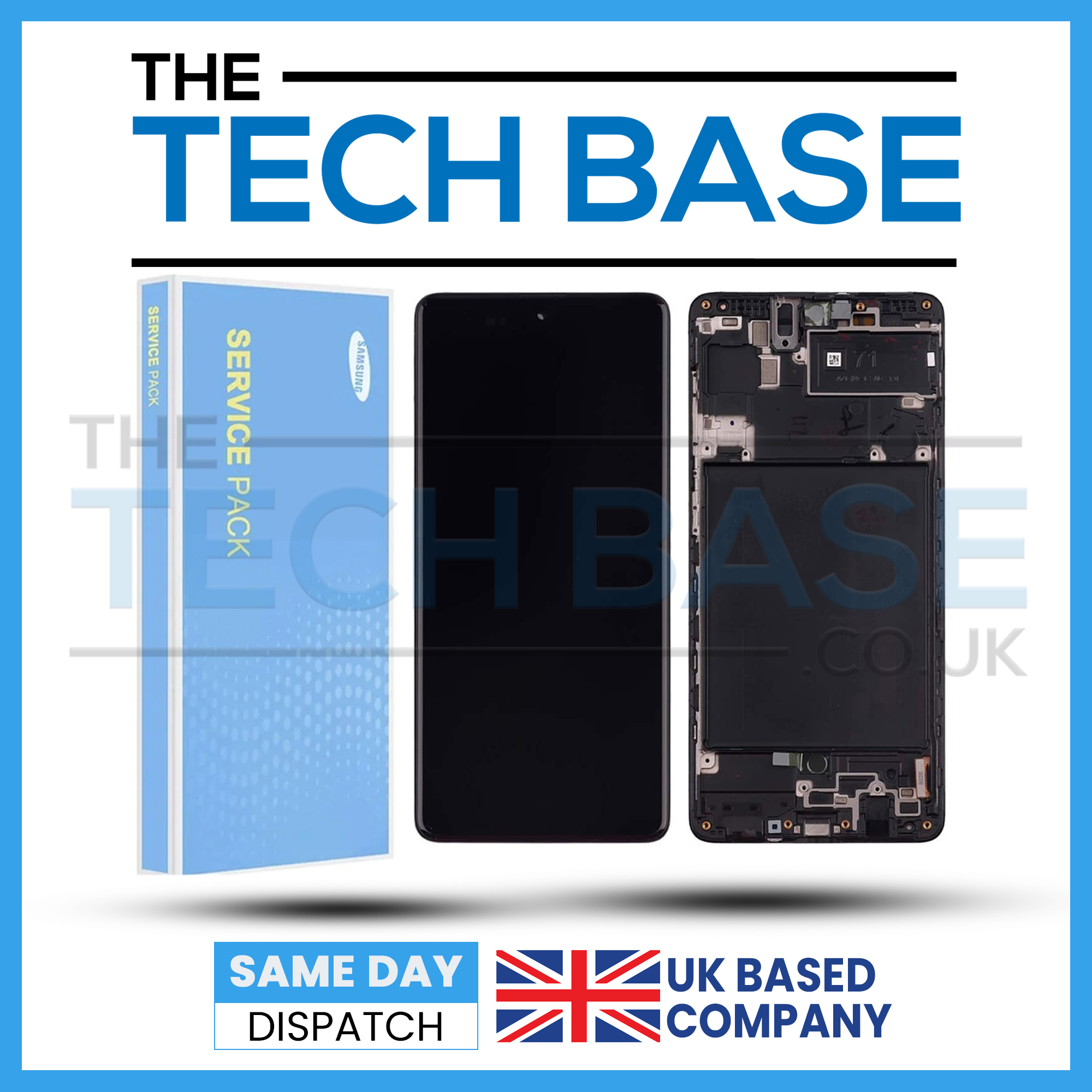 Samsung Galaxy A71 A715 Service Pack LCD Display Screen