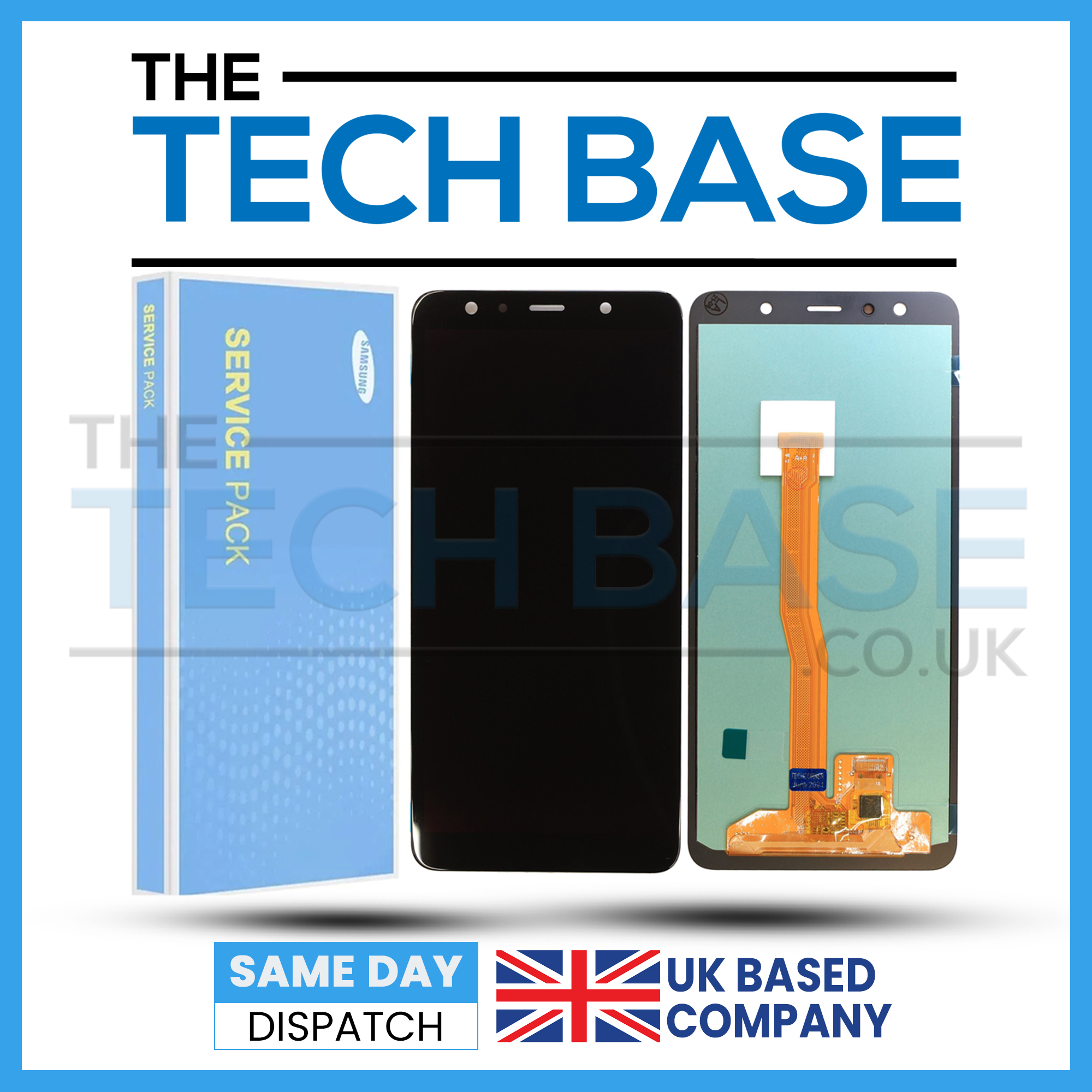 Samsung Galaxy A750 A7 2018 Service Pack LCD Display Screen