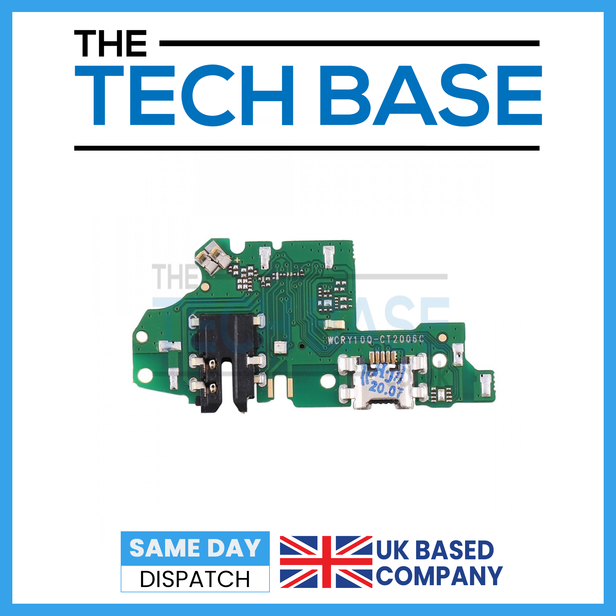 Huawei P Smart Plus 2019 Charging Port Board with Headphone Jack Mic
