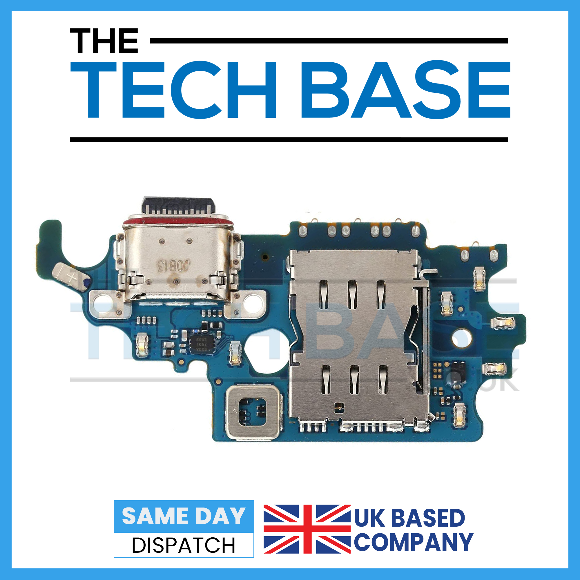 Samsung Galaxy S21 G990 G991 Charging Port Board with Mic and Sim Reader