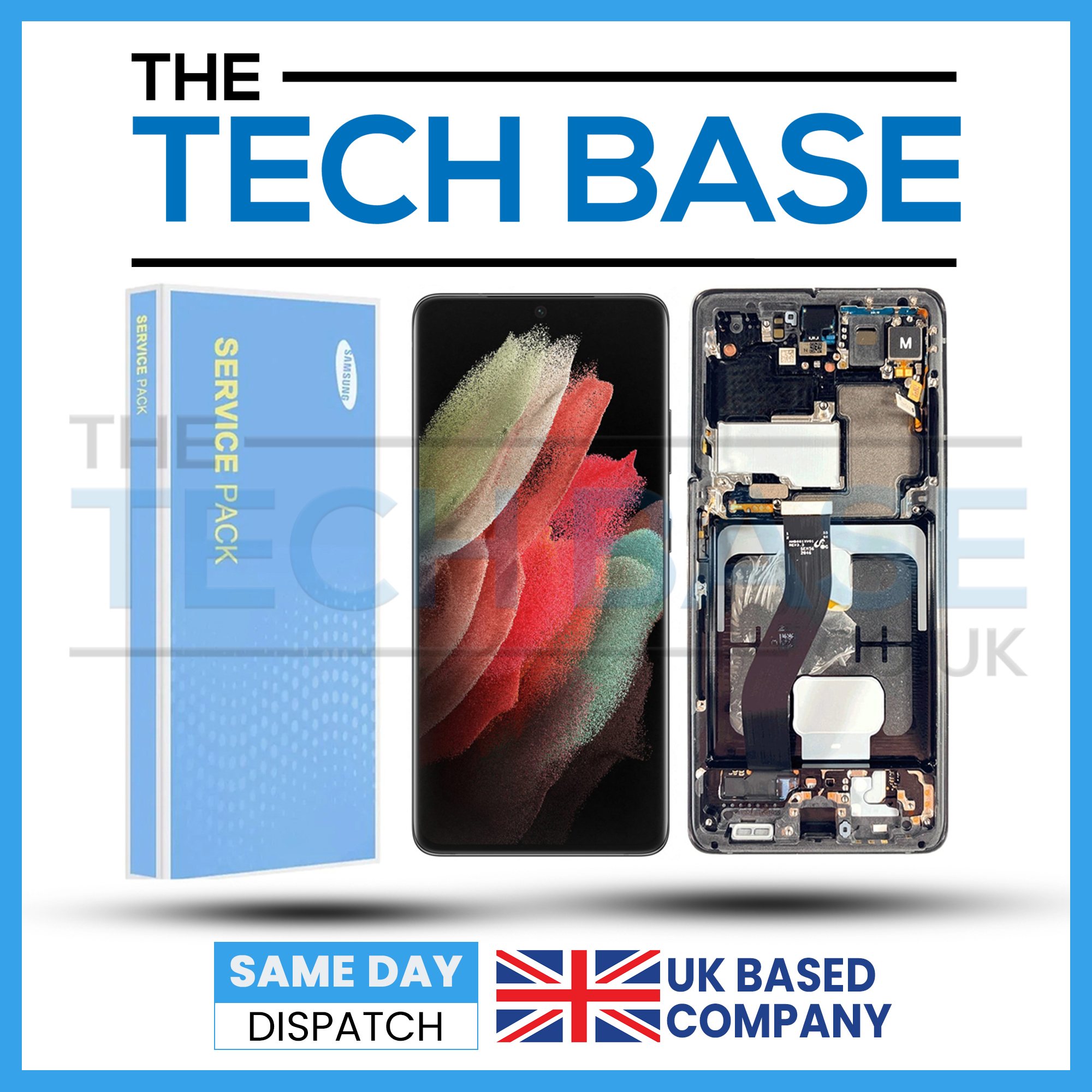 Samsung Galaxy S21 Ultra 5G G998 Service Pack LCD Display Screen