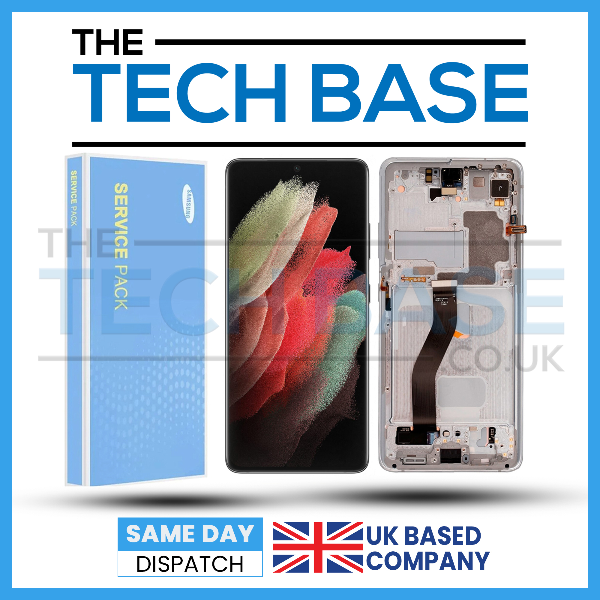 Samsung Galaxy S21 Ultra 5G G998 Service Pack LCD Display Screen