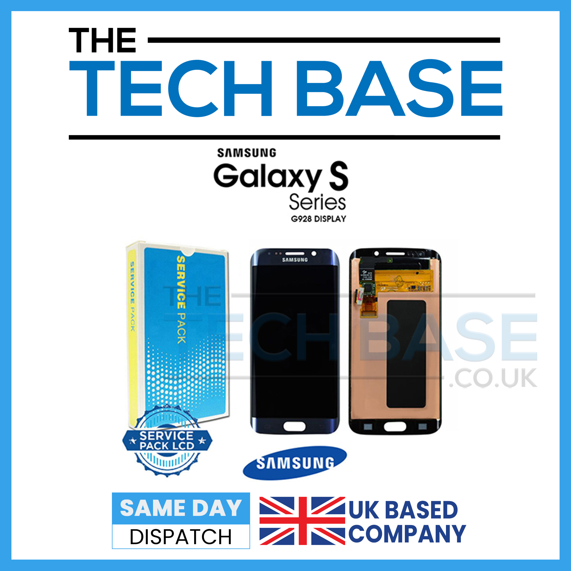 Samsung Galaxy S6 Edge Plus G928 Service Pack LCD Display Screen