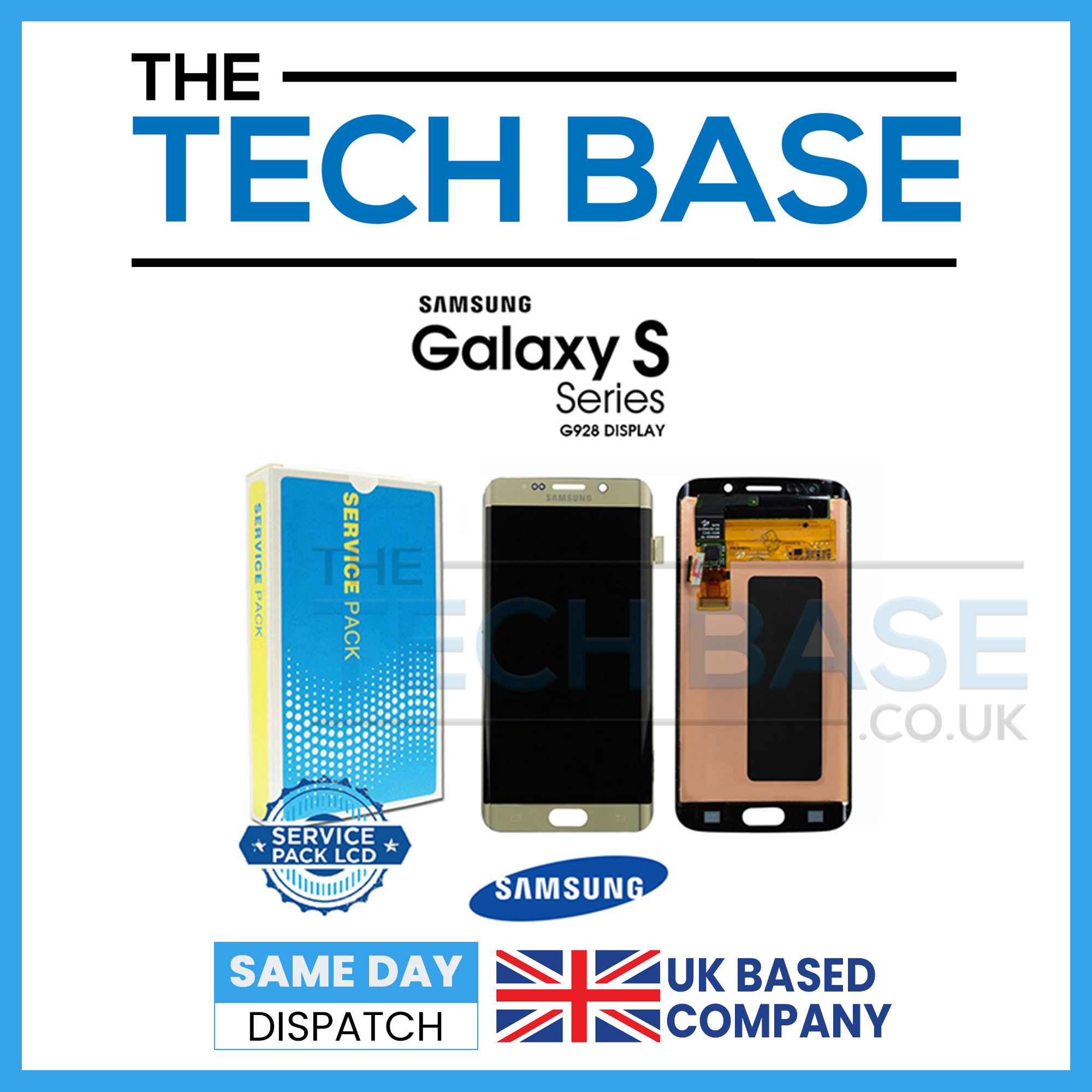 Samsung Galaxy S6 Edge Plus G928 Service Pack LCD Display Screen