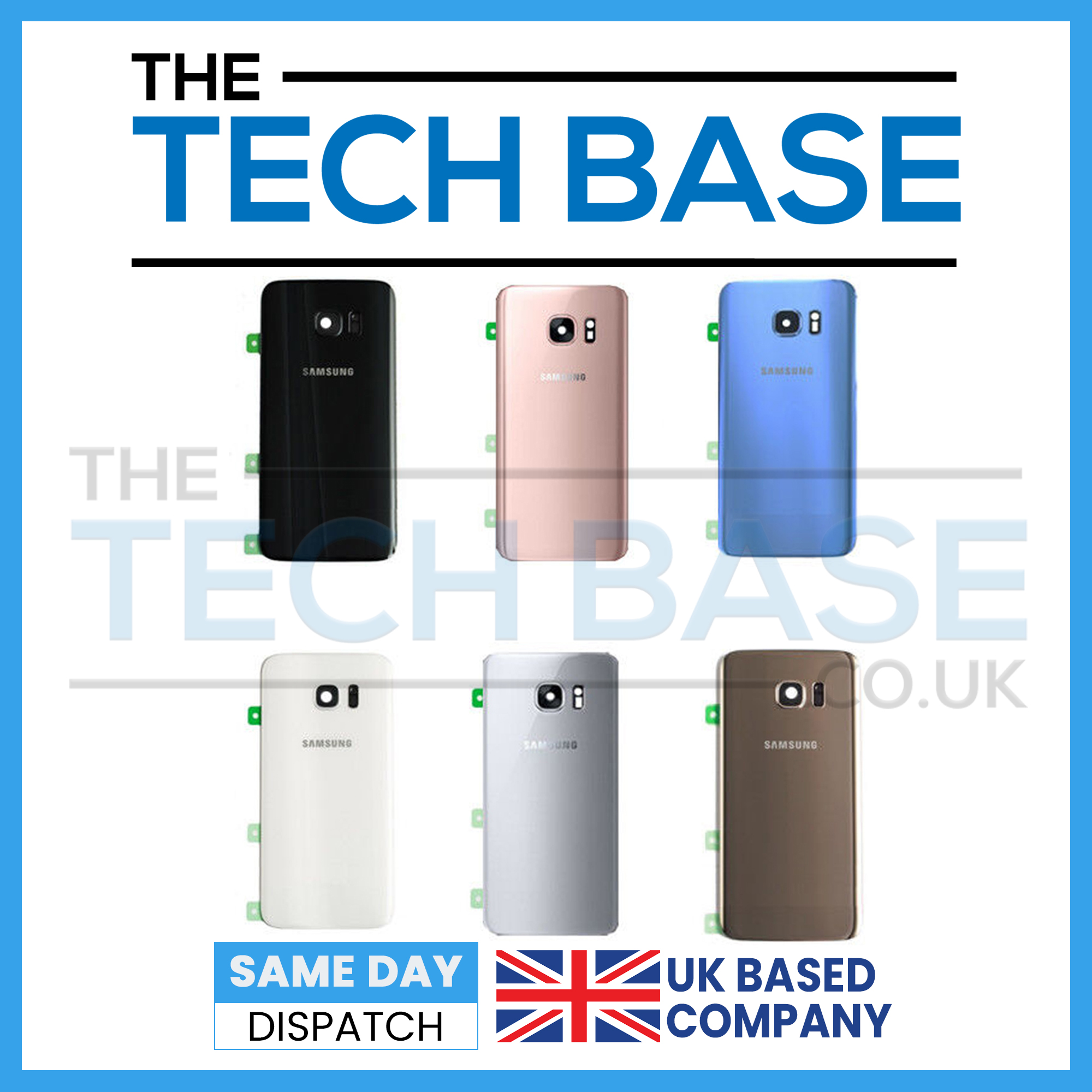 Samsung Galaxy S7 Edge G935 Rear Back Glass with Camera Lens