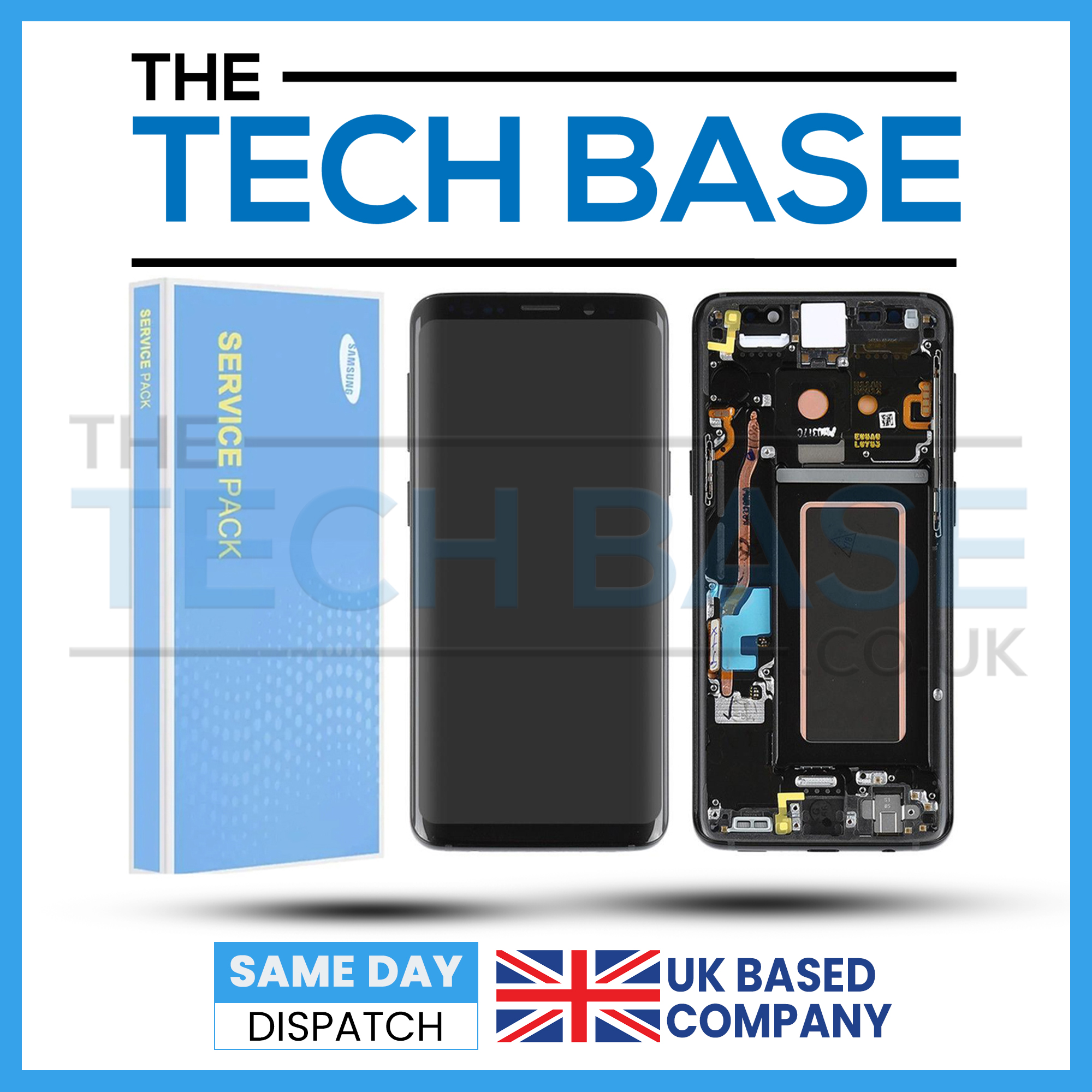 Samsung Galaxy S9 G960 Service Pack LCD Display Screen