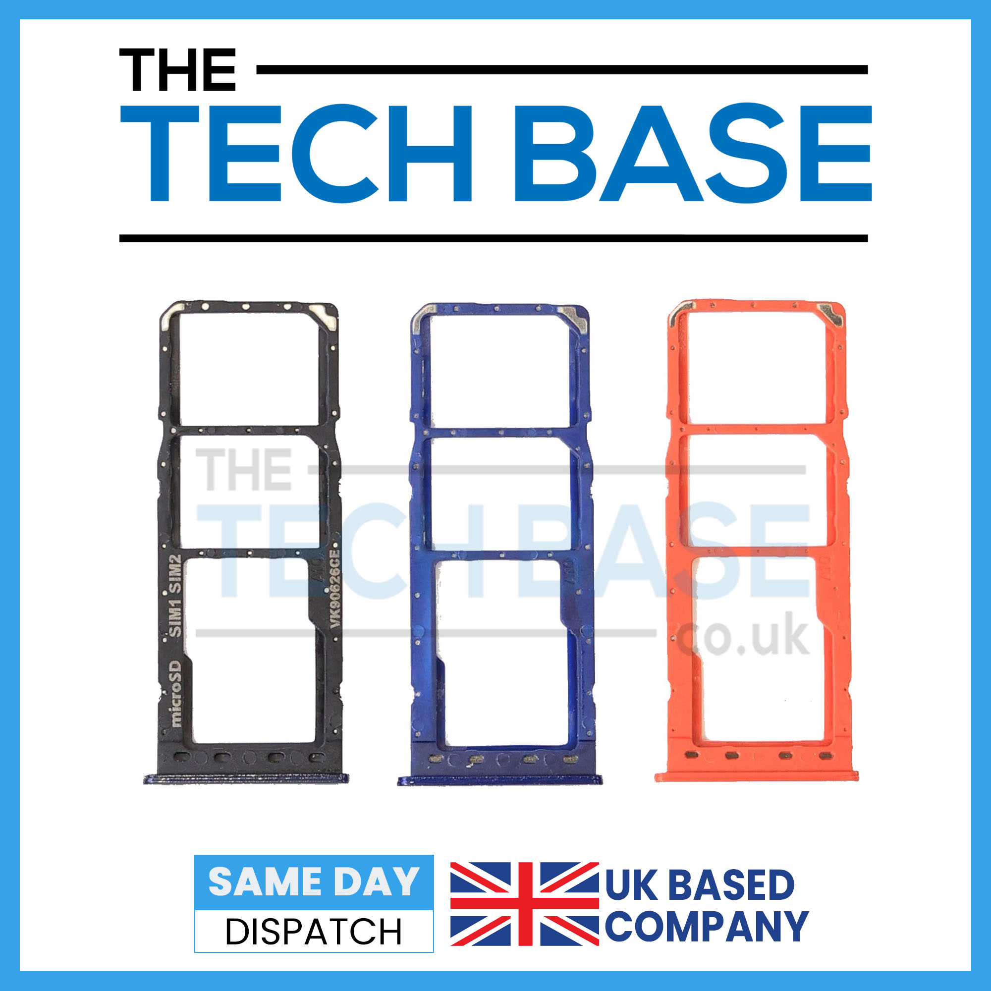 Samsung Galaxy A10 A105 Sim Tray Holder with SD Card Slot
