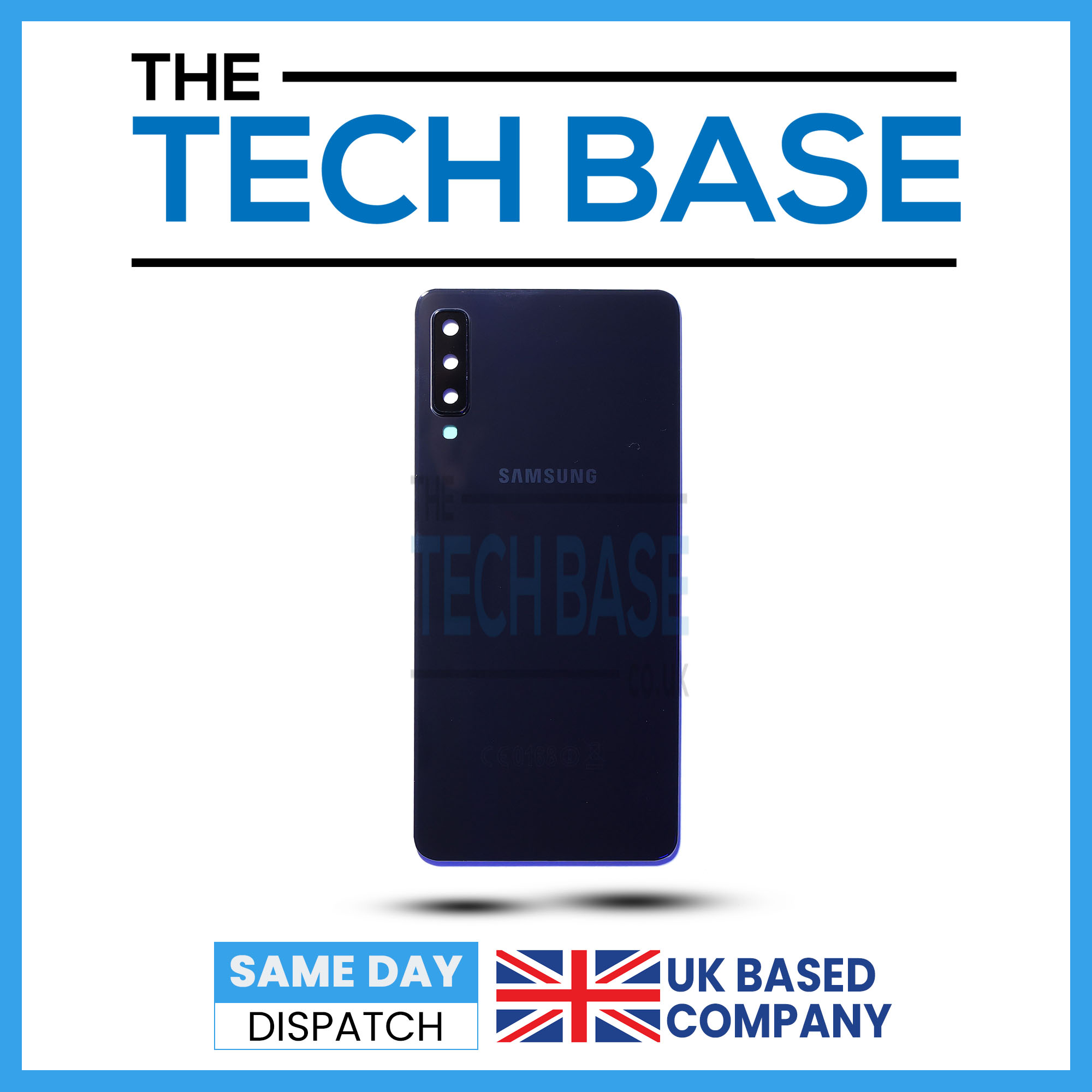 Samsung Galaxy A750 A7 2018 Rear Back Glass with Camera Lens