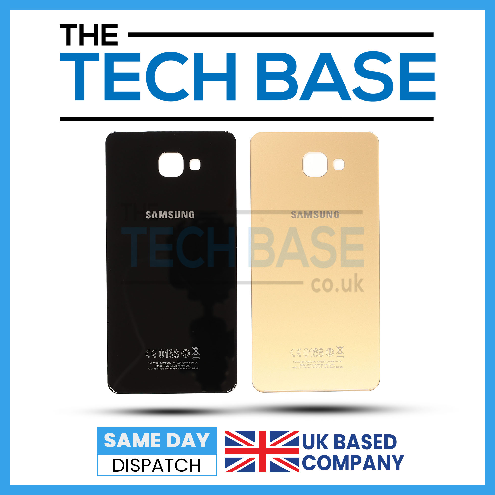 Samsung Galaxy A910 A9 2016 Rear Back Glass with Camera Lens