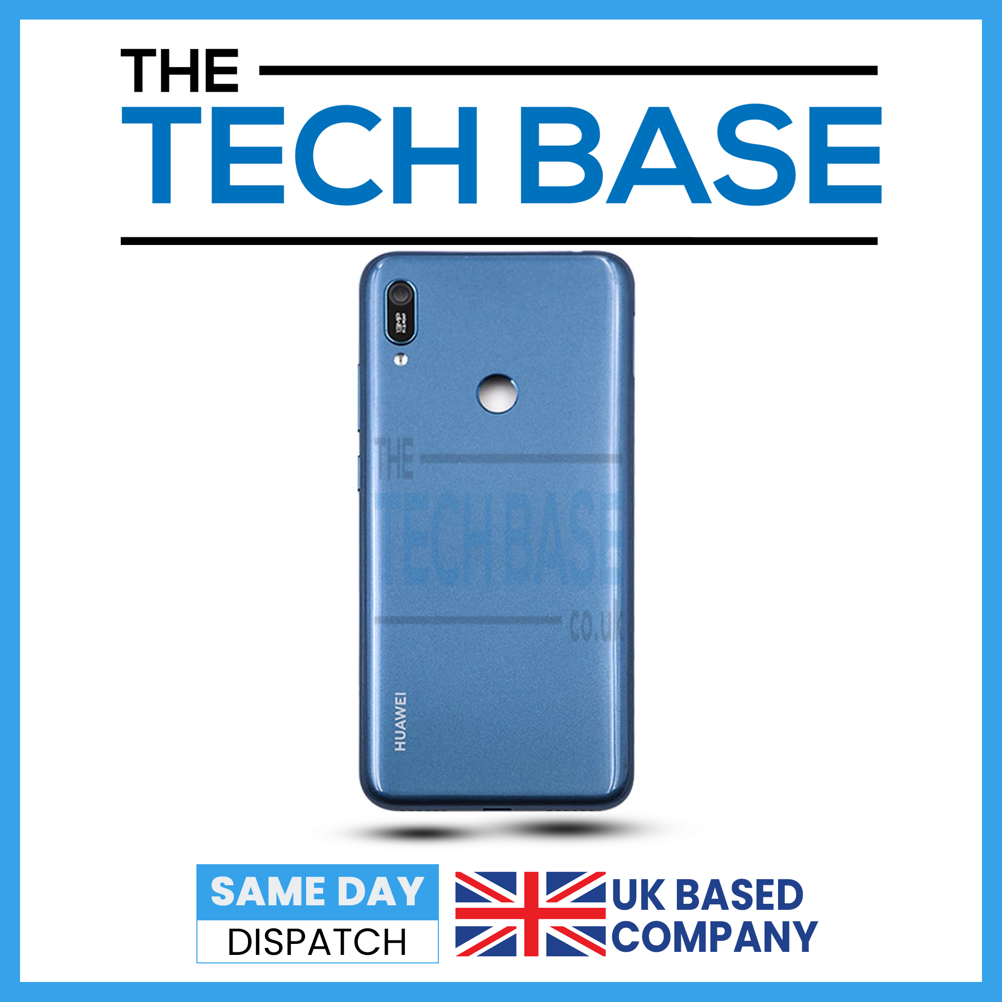 Huawei Y6 2019 Rear Back Glass with Camera Lens