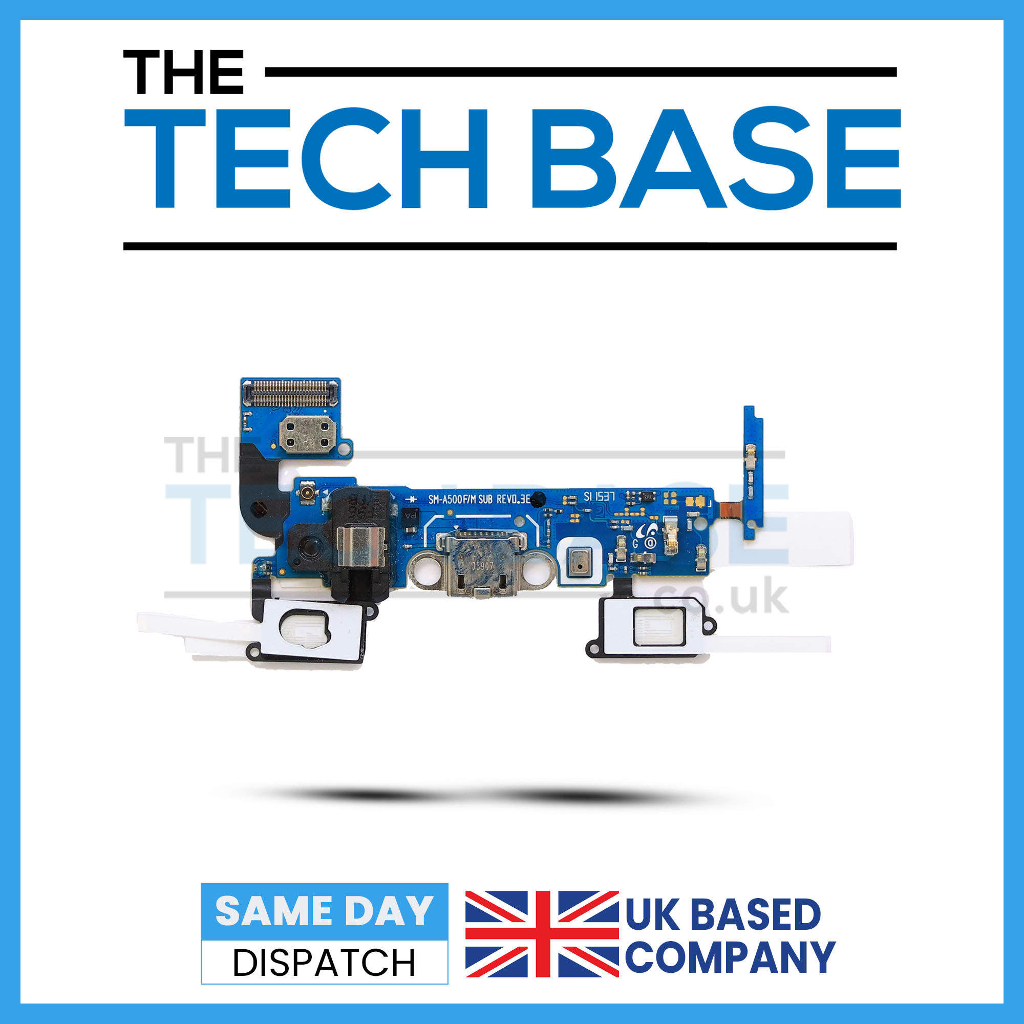 Samsung Galaxy A500 A5 2015 Charging Port Flex with Mic and Headphone Jack