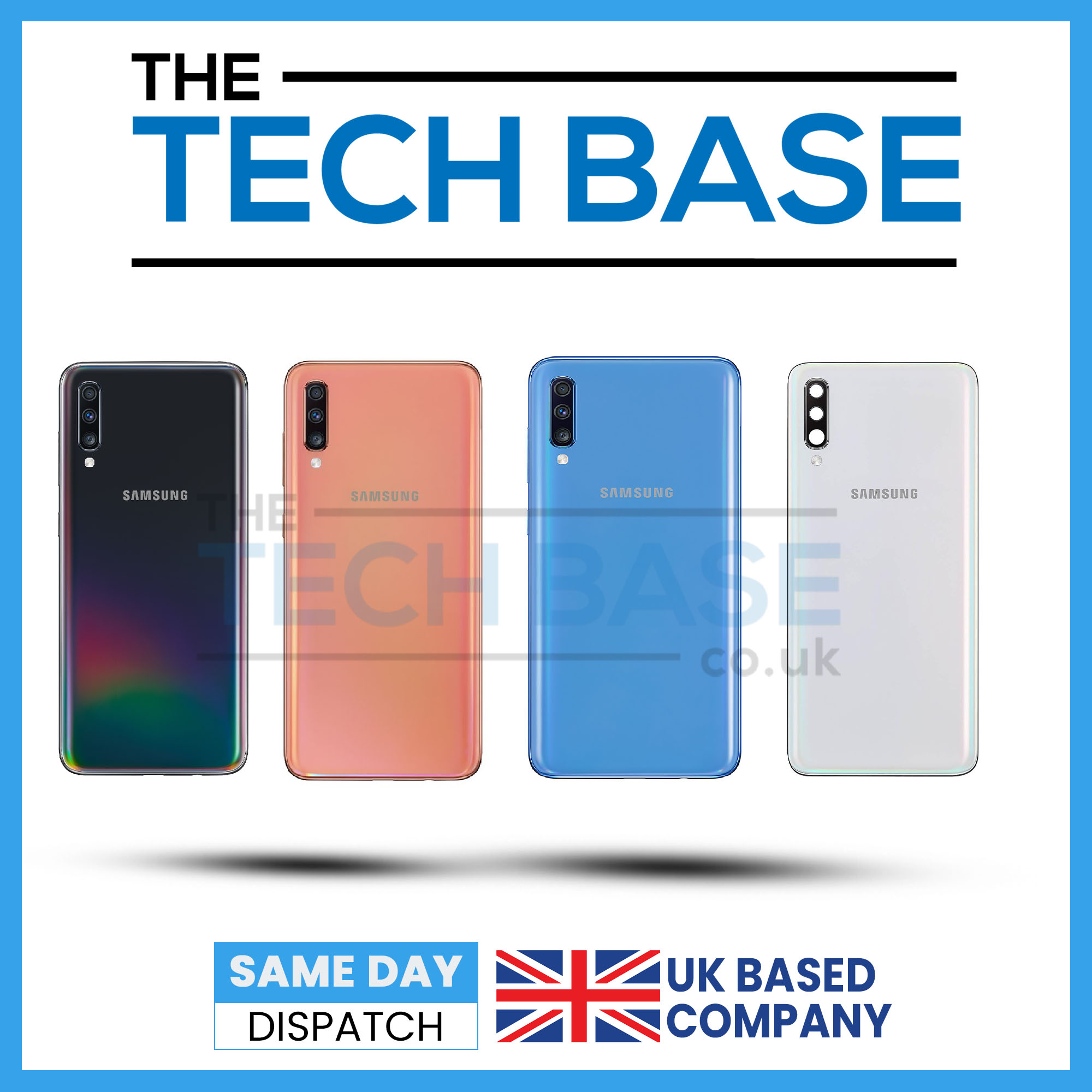 Samsung Galaxy A70 A705 Rear Back Glass with Camera LensSamsung Galaxy A70 A705 Rear Back Glass with Camera Lens