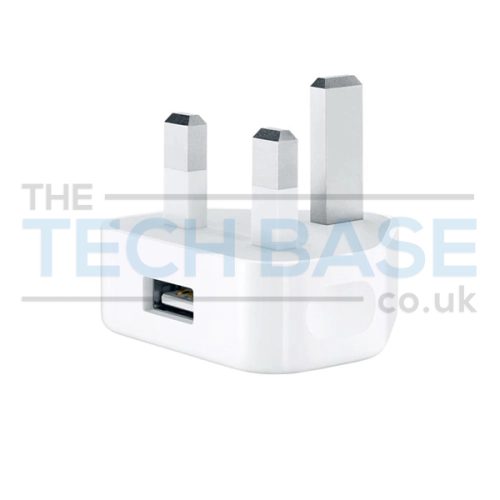 Speedy UK Mains USB 3 Pin Power Plug Adapter