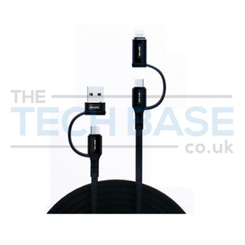 Fast Charging Ven-Dens 4 in 1 Cable Charger PD 60W Cable