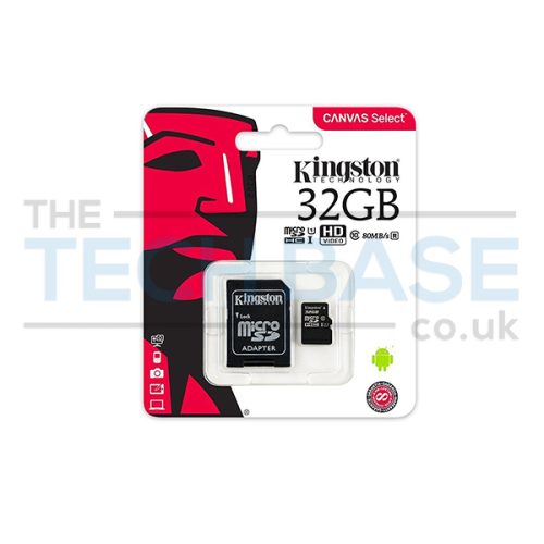 Kingston micro SDHC SDC4/32GB Class 4 Flash Card + SD Adapter