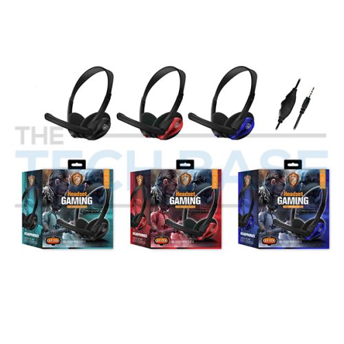 GM-006 Wired Gaming Headset Stereo Volumn Control Headphone with Microphone