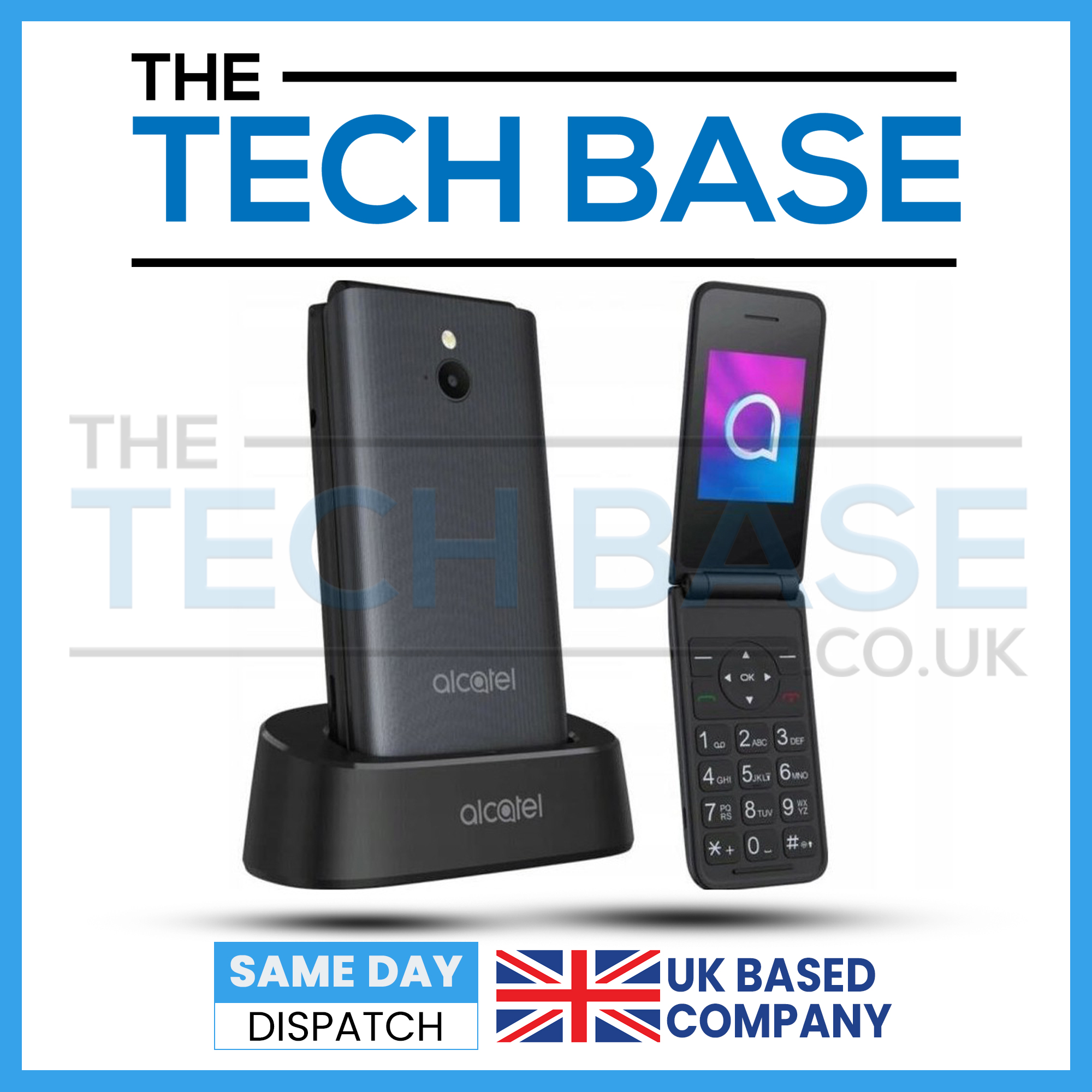 Alcatel 3082 4G Flip Mobile Phone Sim Free Unlocked