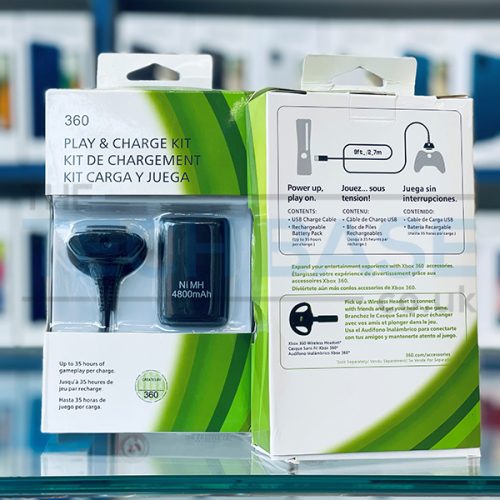 Microsoft XBOX 360 2 IN 1 Rechargeable Battery Pack