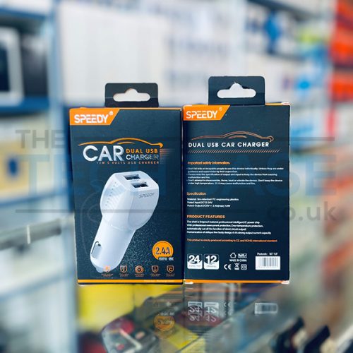 Speedy Dual USB 12W Car Charger