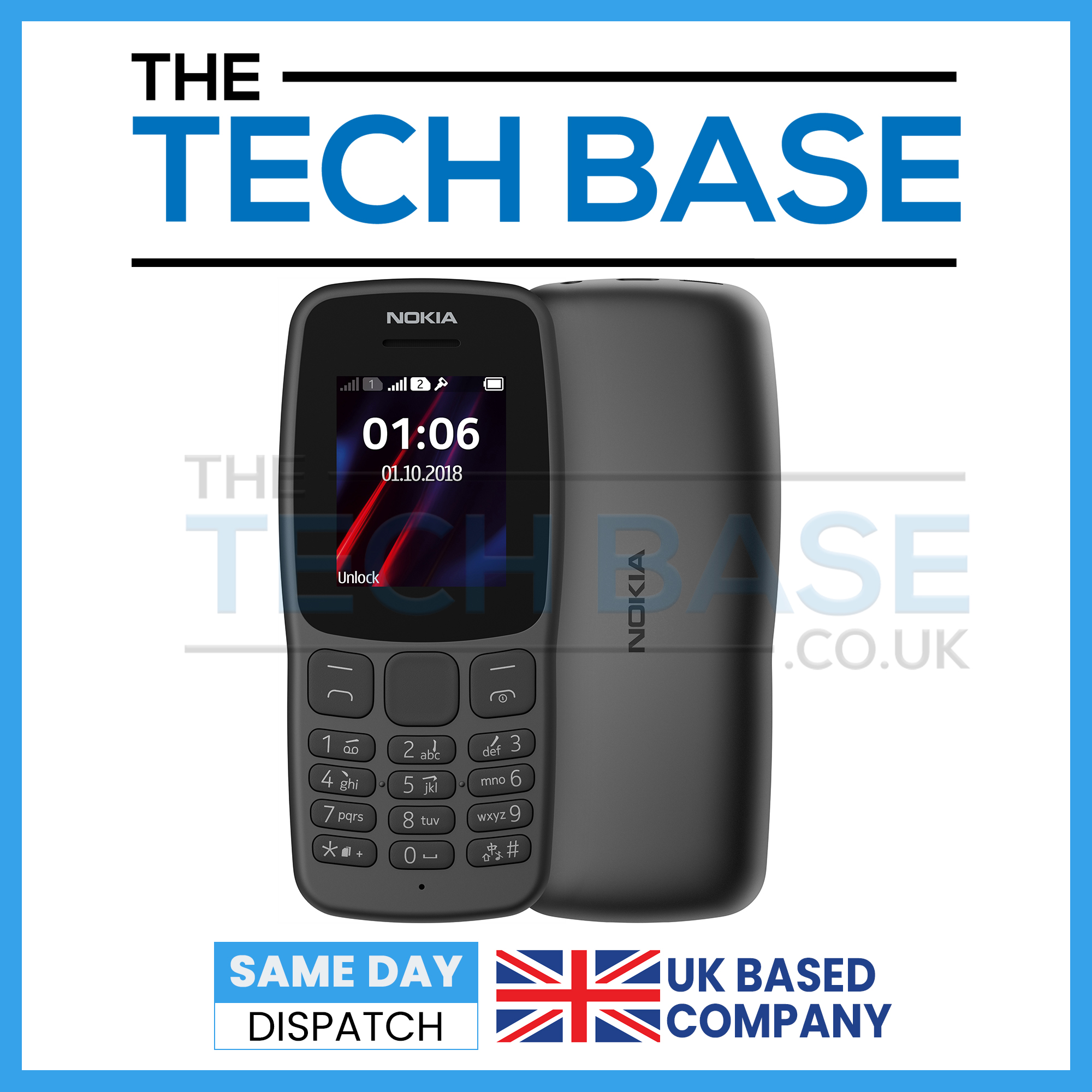 Nokia 106 Mobile Phone Sim Free Unlocked