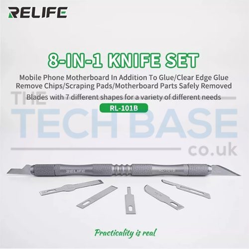 Relife RL-101B Knife Set For iPhone Back Glass Removal