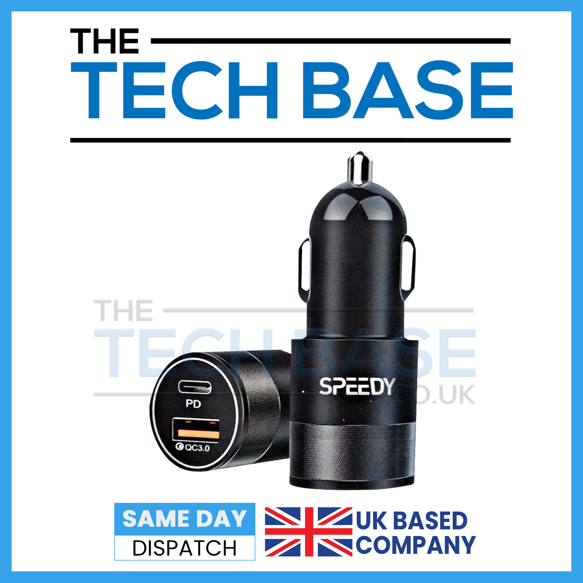 18W USB and Type C Speedy Car Charger