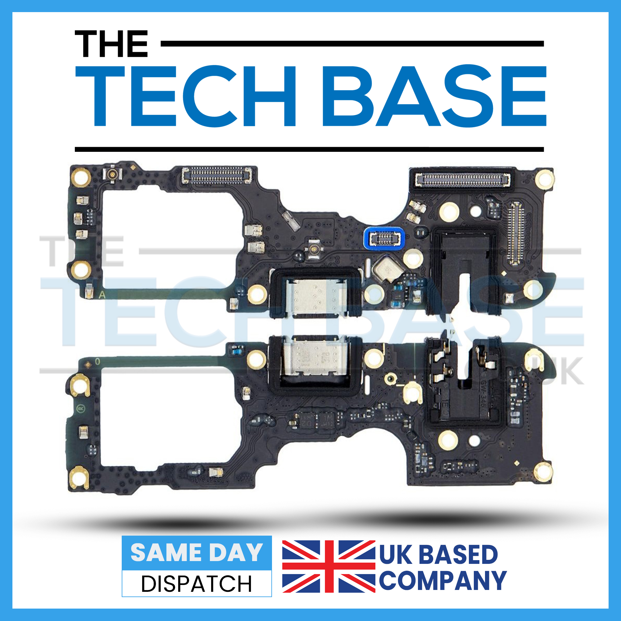 OnePlus Nord CE 5G Charging Port Board with Mic and Headphone Jack