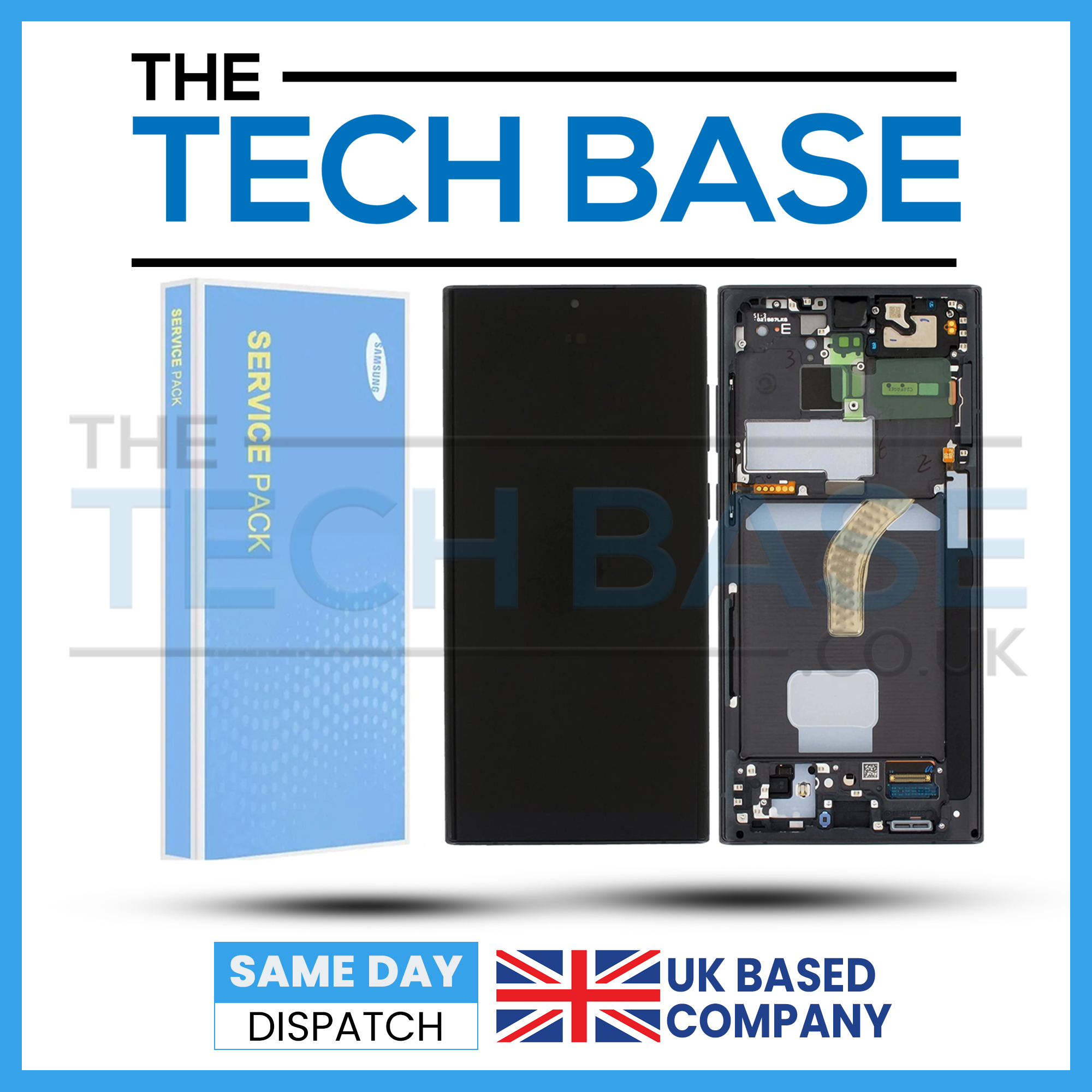 Samsung Galaxy S22 Ultra G908 Service Pack LCD Display Screen