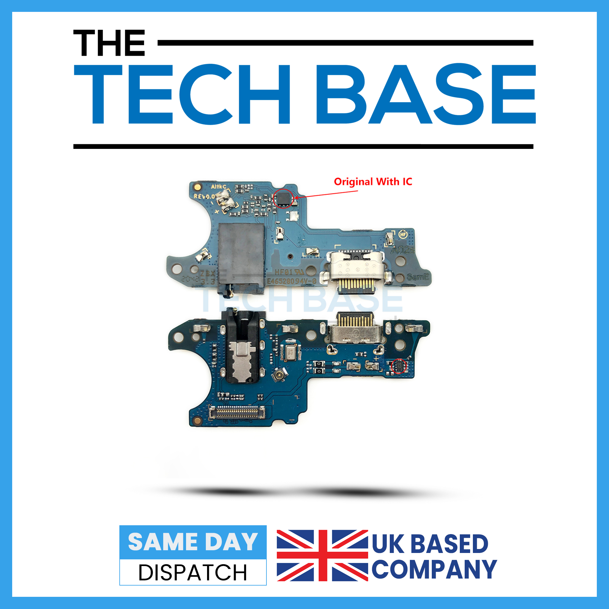 Samsung Galaxy A03 A035 Charging Port Board with Mic Headphone Jack