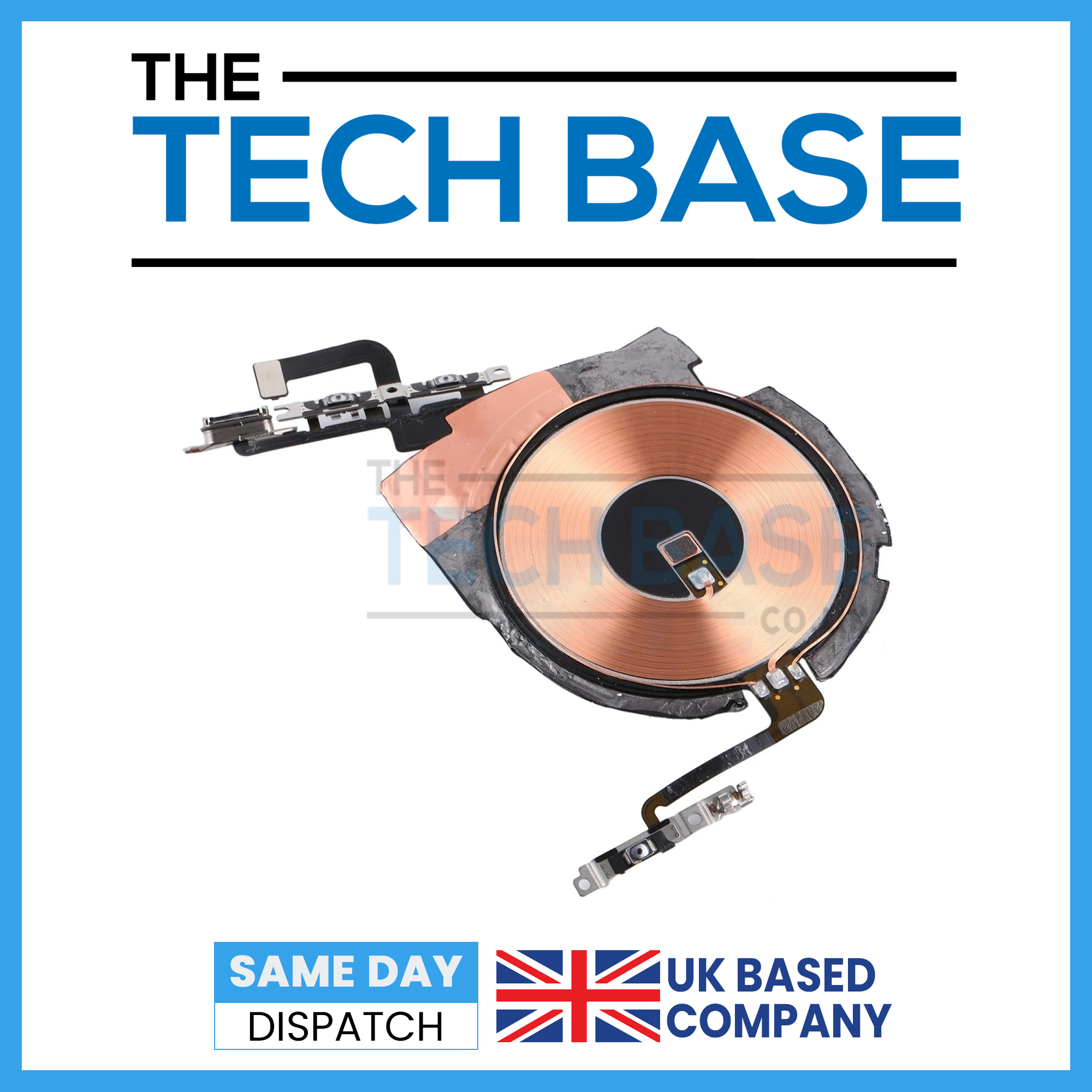 Apple iPhone 12 Pro NFC Wireless Charging Coil with Power and Volume Button Flex