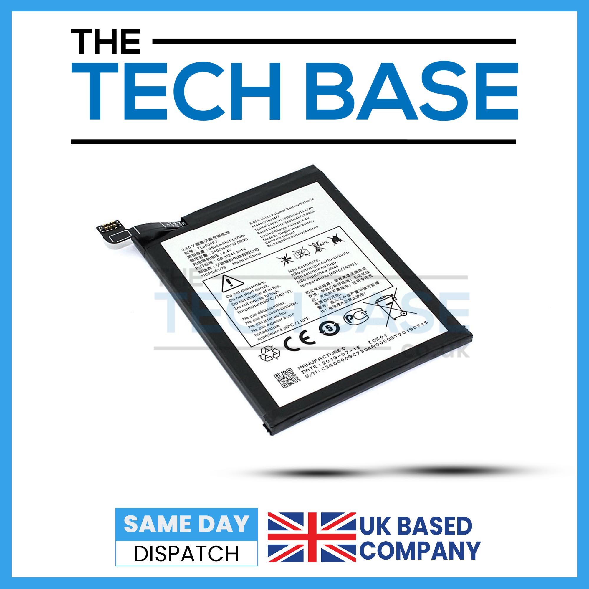 Alcatel 3X 2018 Battery TLP029D1 TLP029D7 5058