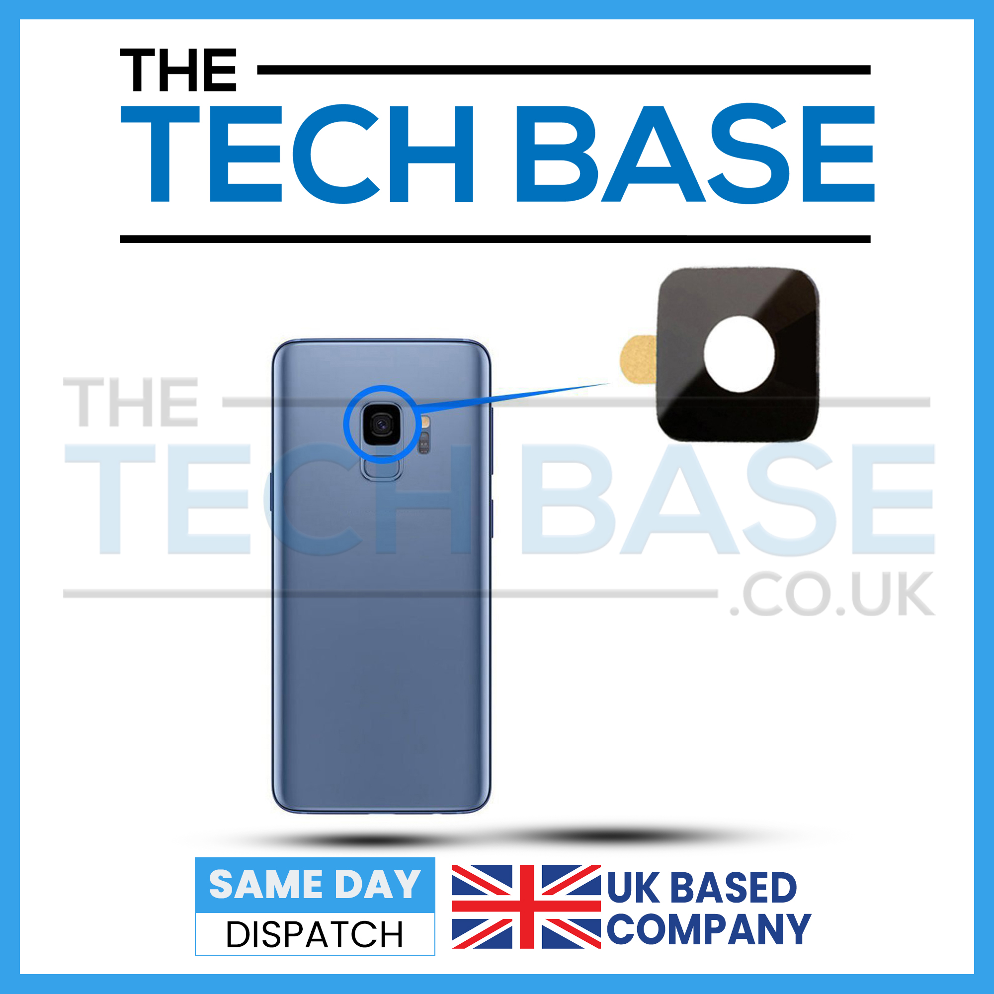 Samsung Galaxy S9 rear Camera Lens Glass Only