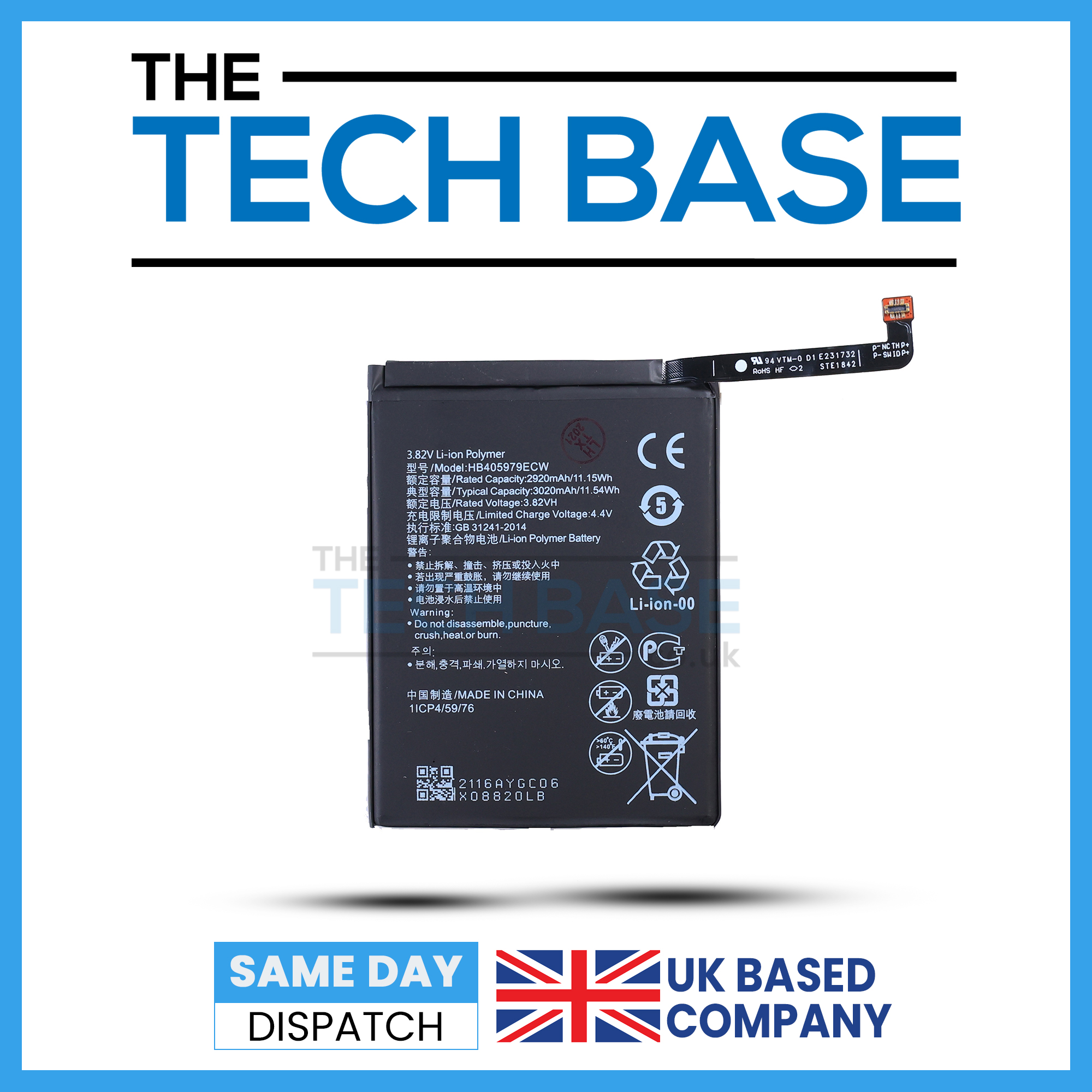 Honor 8S KSE-LX9 KSA-LX9 Battery HB405979ECW