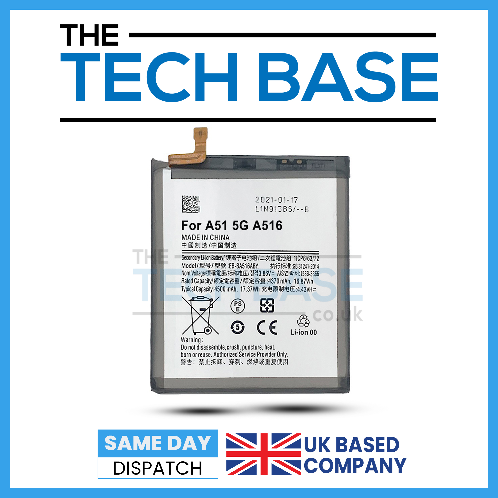 Samsung Galaxy A51 5G A516 Battery EB-BA516ABY
