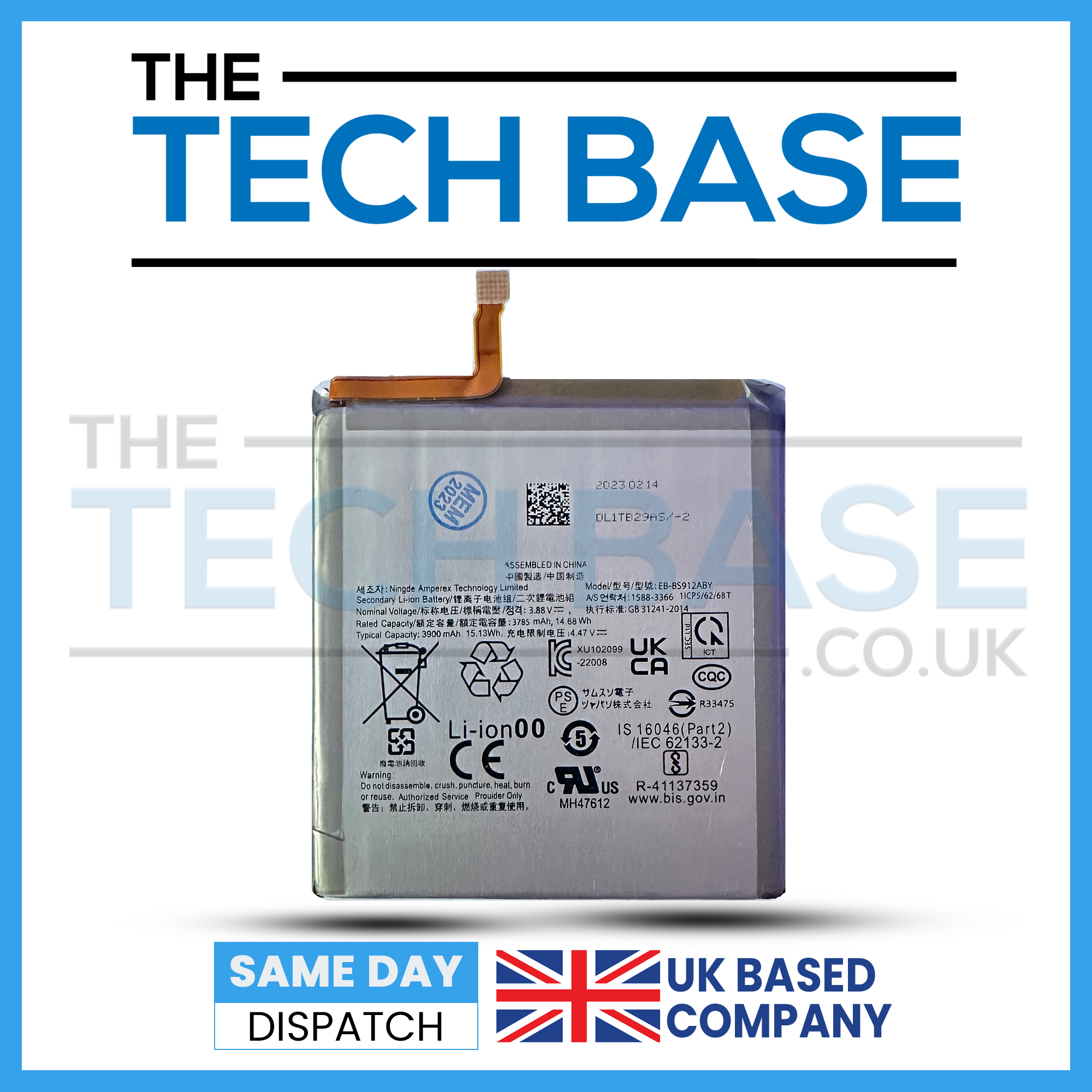 Samsung Galaxy S23 S911 Battery EB-BS912ABY