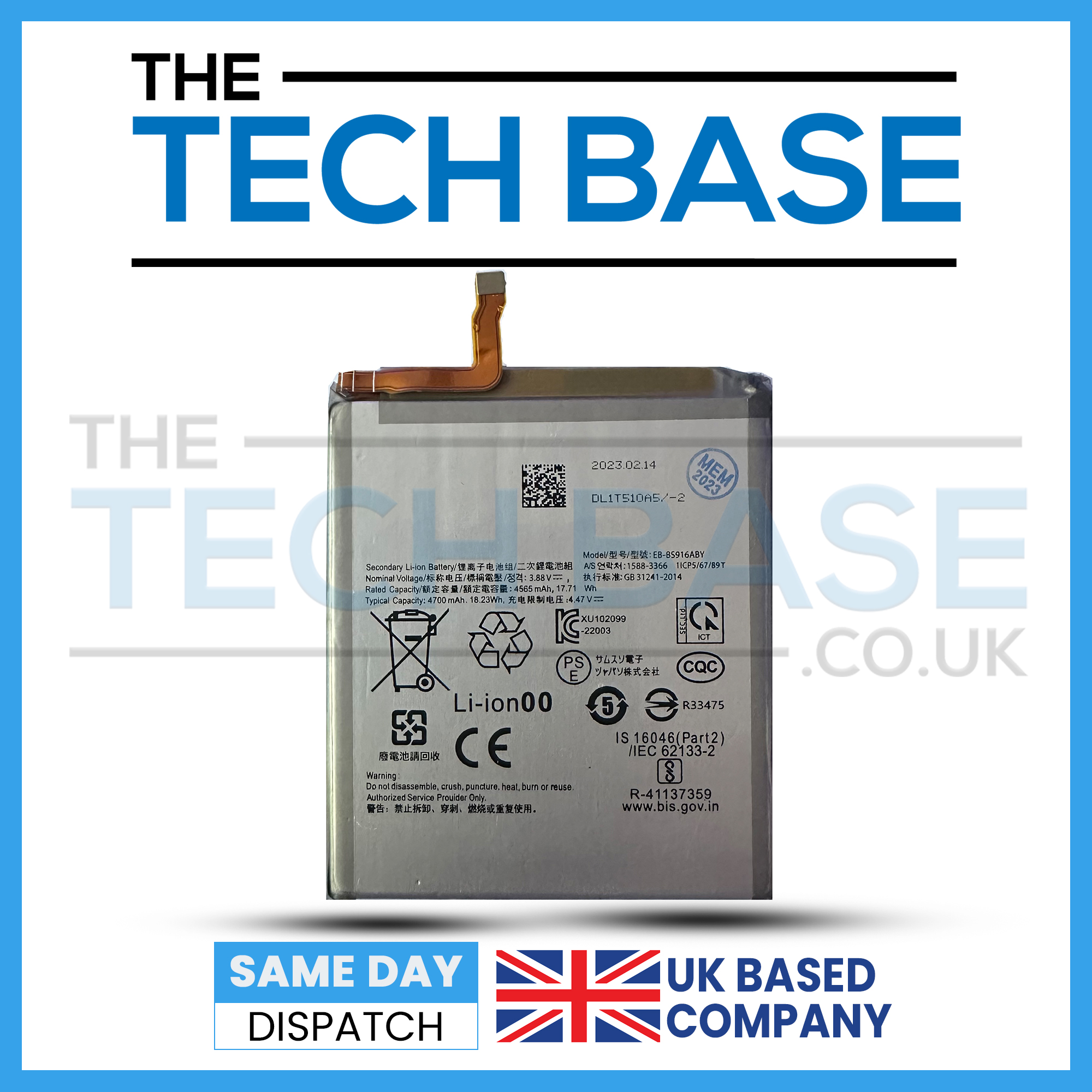 Samsung Galaxy S23 Plus S916 Battery EB-BS916ABY